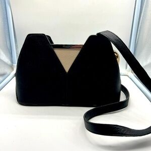 DUNE LONDON black and cream shoulder bag
